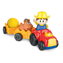 Load image into Gallery viewer, Tractor Toy with Farmer, Animals and Wagons. Light Up Button Can Be Pressed for Animal Sounds and Melodies. Toddler Toys for a Farm Pretend Play for 18 + Month Old. Toys for Baby Gifts
