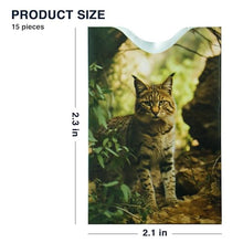 Load image into Gallery viewer, Boxiki Travel Set of 15 RFID Blocking Sleeves Best way to Protect your Cards from Electronic Theft. Durable, Lightweight, and Compact Design to fit in any Pocket or Purse. (Animals Theme)