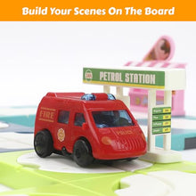 Load image into Gallery viewer, Logical Road Builder Puzzle Games to Improve Logical Thinking - Large Puzzle STEM Board Maze Game for Kids with 118+ Challenges - Ages 4-8 Years (Electric Version)