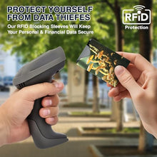 Load image into Gallery viewer, Boxiki Travel Set of 15 RFID Blocking Sleeves Best way to Protect your Cards from Electronic Theft. Durable, Lightweight and Compact Design to fit in any Pocket or Purse. (Nature Theme)