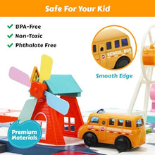 Load image into Gallery viewer, Logical Road Builder Puzzle Games to Improve Logical Thinking - Large Puzzle STEM Board Maze Game for Kids with 118+ Challenges - Ages 4-8 Years (Electric Version)