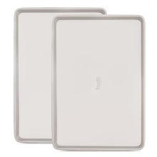 Load image into Gallery viewer, Boxiki Kitchen Nonstick Ceramic Baking Sheet/Cookie Sheet - Set of 2, Durable and Easy to Clean Baking Pans for Kitchen - Dishwasher and Freezer Safe, PFAS-Free (Half Sheet Pan)