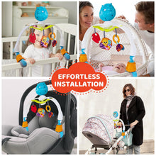 Load image into Gallery viewer, Baby Stroller Arch Toy with Relaxing Music & Lights - Adjustable Activity Arch & Play Accessories - Baby Bouncer Toy Bar, Carseat, Crib, Stroller Hanging Toys for Infants 0 Months Old & Up