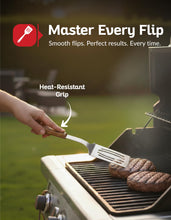 Load image into Gallery viewer, 3 PCS BBQ Tool Set – Stainless Steel Grill Accessories Kit with Spatula, Fork & Tong – Heavy Duty Barbecue Utensil Set for Outdoor Cooking, Camping & Backyard BBQ