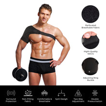 Load image into Gallery viewer, Astorn Adjustable Shoulder Brace for Torn Rotator Cuff with Icepack Holder - Shoulder Compression Sleeve Wrap for Pain Relief, Stability and Recovery - Fits Left and Right Arm for Men & Women (L)