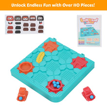 Load image into Gallery viewer, Logical Road Builder Puzzle Games to Improve Logical Thinking - Large Puzzle STEM Board Maze Game for Kids with 200+ Challenges - Ages 4-8 Years