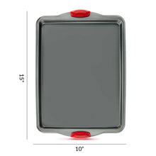 Load image into Gallery viewer, Boxiki Kitchen Nonstick Baking Sheet Pan – Heavy-Gauge Carbon Steel, Warp, Dent, and Rust-Resistant – Gourmet Rimmed Half Cookie Sheet Trays, Non-Toxic for Exceptional Baking Performance - 15x10 Inch