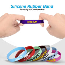 Load image into Gallery viewer, Silicone Wristbands - Fun and Motivational Wristbands for Men & Women - Silicone Rubber Bracelets with Inspirational Quotes