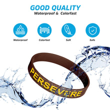 Load image into Gallery viewer, Silicone Wristbands - Fun and Motivational Wristbands for Men & Women - Silicone Rubber Bracelets with Inspirational Quotes
