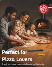 Load image into Gallery viewer, Pizza Peel Turner 7 Inch – Lightweight Aluminum Perforated Pizza Paddle with Detachable Metal Handle – Professional Pizza Oven Tool for Turning & Serving
