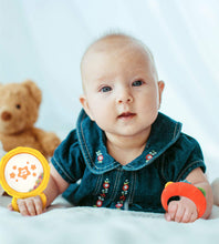 Load image into Gallery viewer, KiddoLab Baby Rocker Musical Kids Guitar Instruments Set with Electric Toy Guitar and Rattles. Baby Guitar Toys for Early Development and Music Educational Learning. 3 Months and Older
