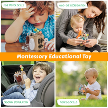 Load image into Gallery viewer, Busy Cube for Kids Sensory Busy Board Travel Toy for Toddlers for 3+ Years Old, Educational Montessori Learning Toys for Babies with 14 Learning Activities