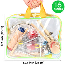 Load image into Gallery viewer, 16 PC Musical Instrument Set Educational Toys by Boxiki Kids - Boxiki kids