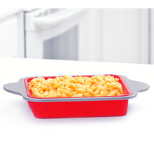 Load image into Gallery viewer, 8" Premium Non-Stick Square Silicone Brownie Pan by Boxiki Kitchen - Boxiki Kitchen