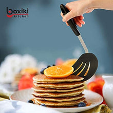 Load image into Gallery viewer, Silicone Rubber Spatula for Nonstick Cookware By Boxiki Kitchen - Cooking Utensils Egg Spatula, Pancake Spatula Utensils -BPA free Kitchen Utensil with Heat Resistant Silicone - Utensils Set of 4