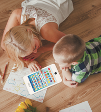 Load image into Gallery viewer, 6-in-1 Interactive Learning Pad/Kids Phone for Toddlers with 6 Learning Games - Educational Toys for 3 Year Old Boys & Girls - Touch and Learn Toddler Tablet for Numbers, ABC & Words Learning