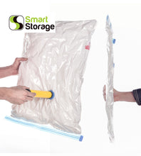 Load image into Gallery viewer, 6 PC Space Saver Vacuum Bags (Large) + Travel Pump by Smart Storage - Smart Storage