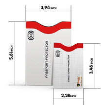 Load image into Gallery viewer, RFID Blocking Sleeves Anti-Theft 12 Set (White) by Boxiki Travel - Boxiki Travel