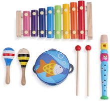 Load image into Gallery viewer, Wooden Musical Instruments Set