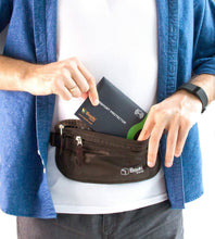 Load image into Gallery viewer, 15 Credit Card Sleeves + 5 Passport Sleeves (Navy Blue & White) by Boxiki Travel - Boxiki Travel