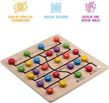 Load image into Gallery viewer, Boxiki Kids Montessori Toys. Learn to Count with Our Baby Toys That are Made of Wood! an Amazing Way to Learn Numbers and Colors.