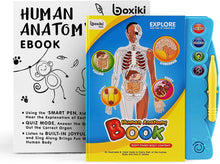 Load image into Gallery viewer, Human Body Book for Kids. Anatomy Book for Kids with Illustrated and Voice Guide to Different Parts of Body.This Human Body Activity and Science Book Makes Learning Fun.
