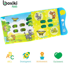 Load image into Gallery viewer, Boxiki kids Animal Sound Book for 1 Year Olds & Up - Toddlers Learning Toys with Animal Sounds and Games. Preschool Learning Toys & Interactive Books for Baby with Melodies & Light Up Buttons