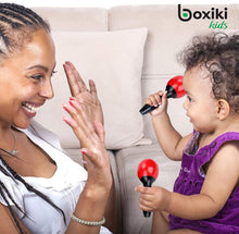 Load image into Gallery viewer, Boxiki kids Musical Instruments Set of 16 PCS - Toddler Educational & Musical Percussion for Kids - with Tambourine, Maracas & Castanets & More to Fine Motor Skills - 3+ Years Olds