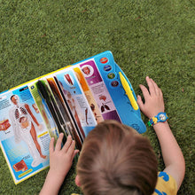 Load image into Gallery viewer, Human Body Book for Kids. Anatomy Book for Kids with Illustrated and Voice Guide to Different Parts of Body.This Human Body Activity and Science Book Makes Learning Fun.