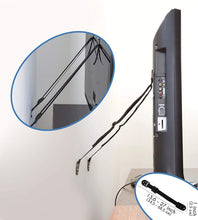 Load image into Gallery viewer, Furniture Straps - Anti Tip Strap for Baby Proofing & Child Safety - 8 Pack of Adjustable Wall Straps and TV Straps - Fixings to Anchor Shelves & Cabinets(Black)