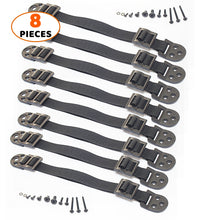 Load image into Gallery viewer, Furniture Straps - Anti Tip Strap for Baby Proofing & Child Safety - 8 Pack of Adjustable Wall Straps and TV Straps - Fixings to Anchor Shelves & Cabinets(Black)