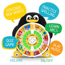 Load image into Gallery viewer, Penguin Power ABC Learning & Educational Toys for Toddlers - Preschool Learning Activities Toys to Learn ABCs, Words, Spelling, Shapes, Quiz & Songs - Learning Toys for 3+ Year Olds Boys and Girls