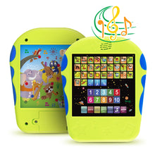 Load image into Gallery viewer, Spanish Learning Tablet for Kids - Bilingual Toy for Toddlers to Learn Spanish ABC, Numbers, Spelling, “Where is?” Game, Melodies, Animals and Sounds - 3 Years and Up