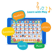 Load image into Gallery viewer, Boxiki kids Learning Pad Fun Kids Tablet with 6 Toddler Learning Games Early Child Development Toy for Number Learning, Learning ABCs, Spelling, “Where is?” Game, Melodies. Fun to Learn Your ABCs!