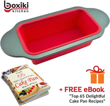 Load image into Gallery viewer, Silicone Bread Loaf Pan 9 x 5 Inch - Easy Release Non-Stick Baking Bread Pan Perfect for Banana Bread, Sandwich Bread, Pound Cake, and Meatloaf - Bread Mold Easy to Clean, BPA Free and Dishwasher Safe