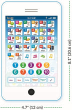 Load image into Gallery viewer, 6-in-1 Interactive Learning Pad/Kids Phone for Toddlers with 6 Learning Games - Educational Toys for 3 Year Old Boys & Girls - Touch and Learn Toddler Tablet for Numbers, ABC & Words Learning
