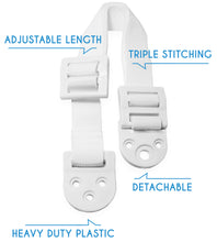 Load image into Gallery viewer, 8 PC Adjustable Anti-Tip Furniture Anchor Safety Straps by Boxiki Kids - Boxiki kids