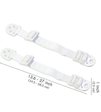 Load image into Gallery viewer, 8 PC Adjustable Anti-Tip Furniture Anchor Safety Straps by Boxiki Kids - Boxiki kids