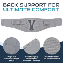 Load image into Gallery viewer, Back Brace for Lower Back Pain, Lumbar Support, Herniated Disc, Sciatica, Arthritis – Adjustable, Breathable Design for Men and Women (Extra Large)
