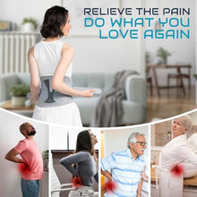 Load image into Gallery viewer, Back Brace for Lower Back Pain, Lumbar Support, Herniated Disc, Sciatica, Arthritis – Adjustable, Breathable Design for Men and Women (Extra Large)
