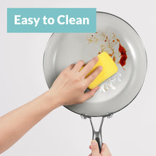 Load image into Gallery viewer, Non-Stick Ceramic Frying Pan with Stainless Steel Handle - Non-Toxic, PTFE &amp; PFOA Free 8&quot; Egg Pan Skillet - Dishwasher and Oven Safe Fry Pan.
