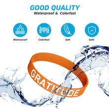 Load image into Gallery viewer, Silicone Wristbands -Fun and Motivational Wristbands for Men &amp; Women - Silicone Rubber Bracelets with Inspirational Quotes
