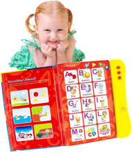 Load image into Gallery viewer, Boxiki kids ABC Sound Book for Children Interactive Toy with English Letters, Words and Shapes. Educational Toys for Toddlers, Learning Toys for 3 Years and Older
