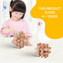 Load image into Gallery viewer, Heart Cube Puzzle – Brain Teaser Logic Puzzle, Educational Cognitive Skill Game, Problem-Solving &amp; Memory-Boosting Toy, Creative Learning Activity

