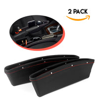 Load image into Gallery viewer, Premium PU Leather Seat Gap Filler &amp; Car Organizer by Boxiki Travel - Boxiki Travel
