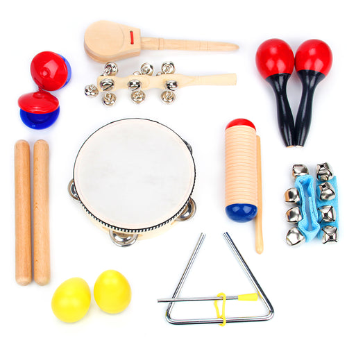 16 PC Musical Instrument Set Educational Toys by Boxiki Kids - Boxiki kids