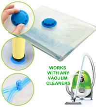 Load image into Gallery viewer, 6 PC Space Saver Vacuum Bags (Large) + Travel Pump by Smart Storage - Smart Storage
