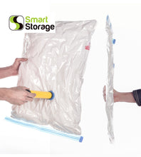 Load image into Gallery viewer, 8 PC Space Saver Vacuum Bags (Jumbo) + Travel Pump by Smart Storage - Smart Storage
