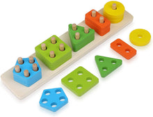 Load image into Gallery viewer, Wooden Geometric Shapes Toy
