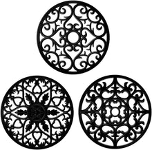 Load image into Gallery viewer, Silicone Trivet Mats - Black
